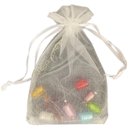 VIRTUES Handcrafted Necklace European Art Glass Faith Cross Wire - Picture 6 of 7